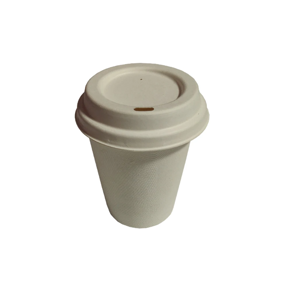 
Tomato Eco-Friendly Biodegradable sugarcane bagasse pulp disposable biodegradable compostable coffee cup 12oz sugarcane 