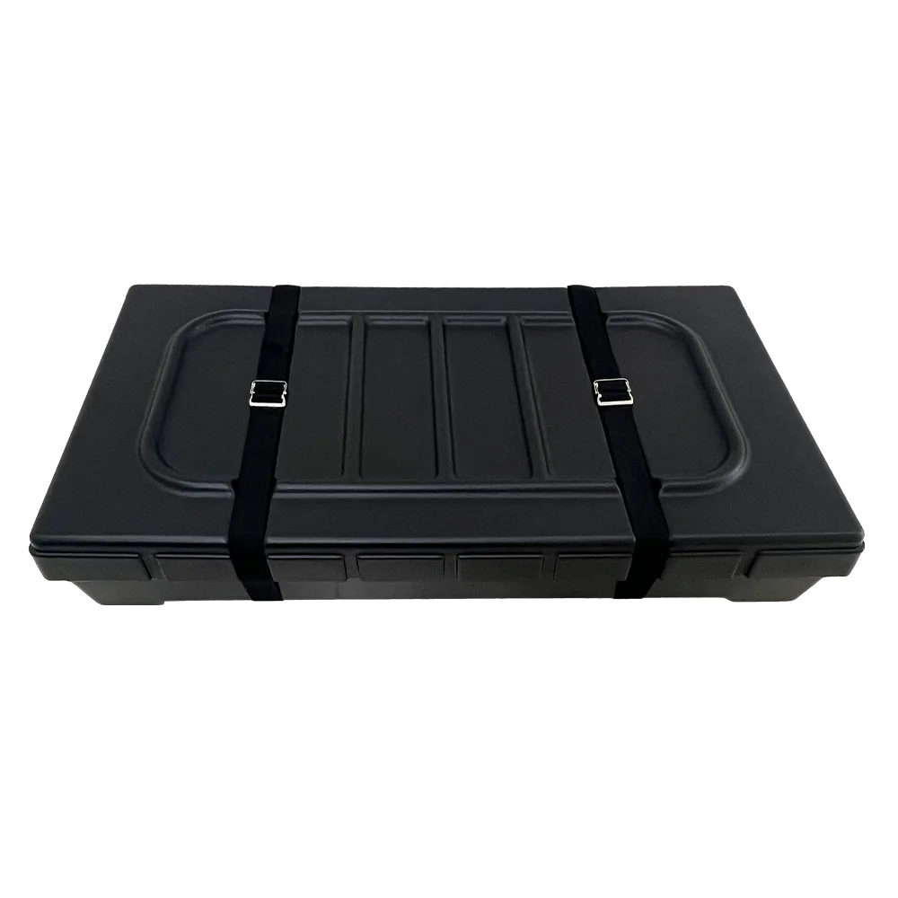 Hot Selling Extra Wide Portable Exhibition Booth Display Case Transport Case Plastic Trolley Box For Exhibition with Wheels