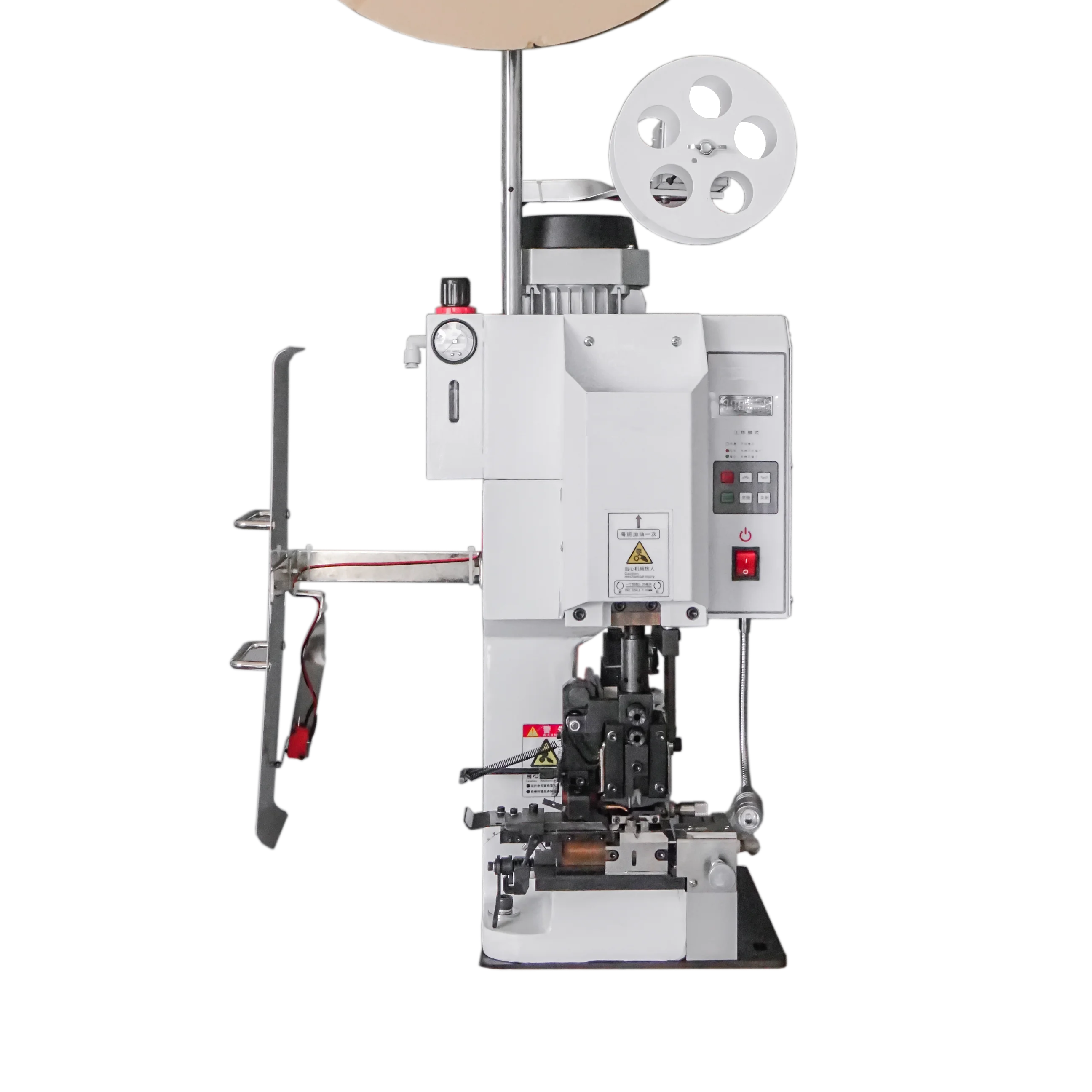 
Electric wire stripping and terminal crimping machine semi-automatic cable stripping&crimping machine 