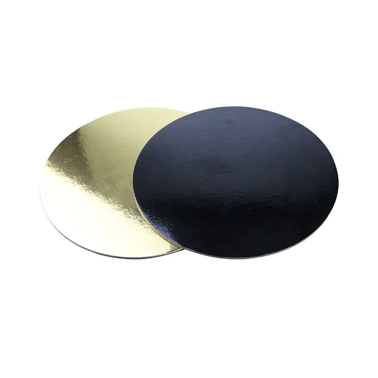
Wholesale multiple colors Cake board Round, Food grade double side cake tray cardboard 