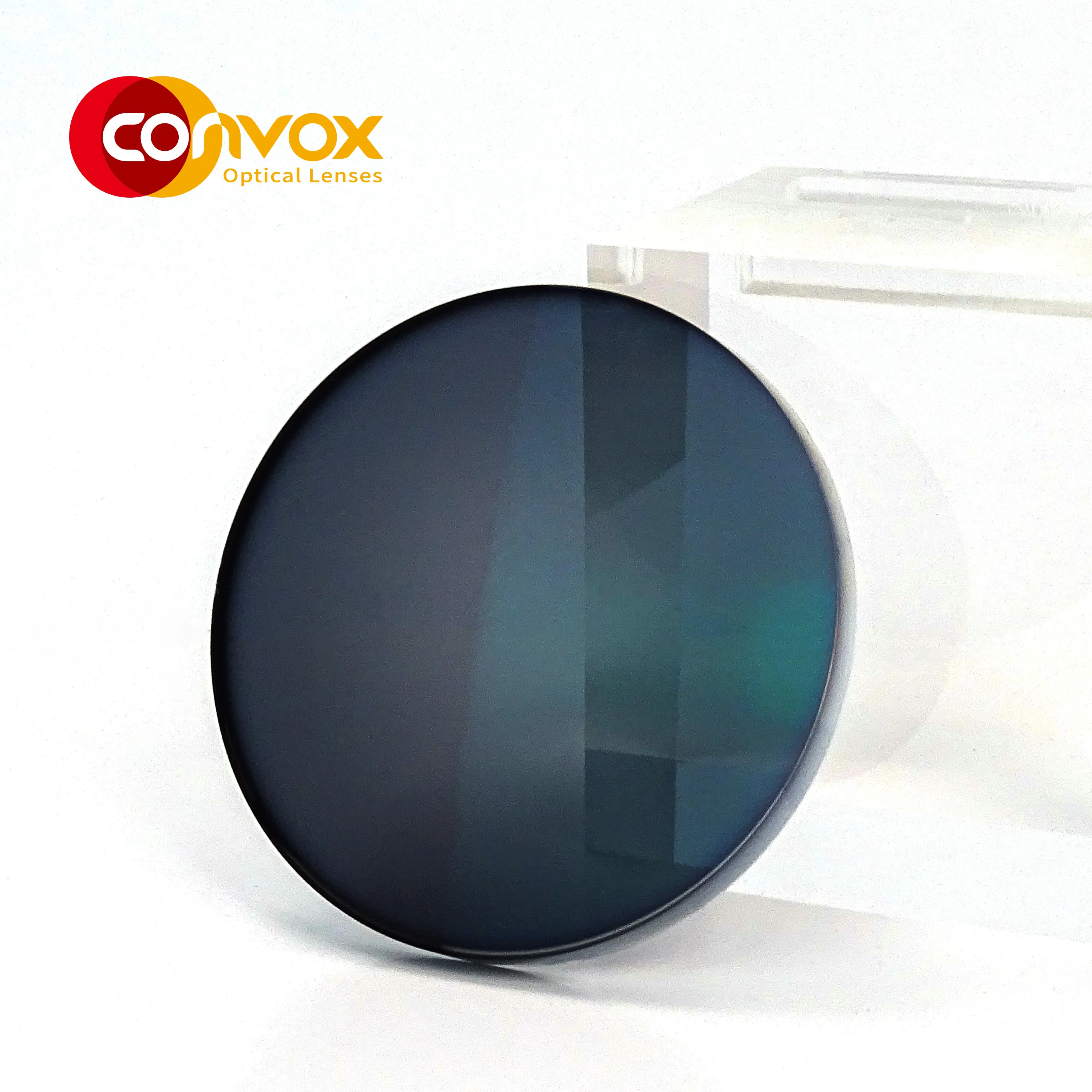CONVOX 1.56 hmc danyang blue cut uv420 photo gray spectacle lentes optical lenses
