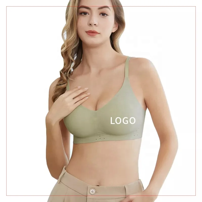 New breathable no wire push up yoga womens underwear fitness tube top wireless woman seamless bra
