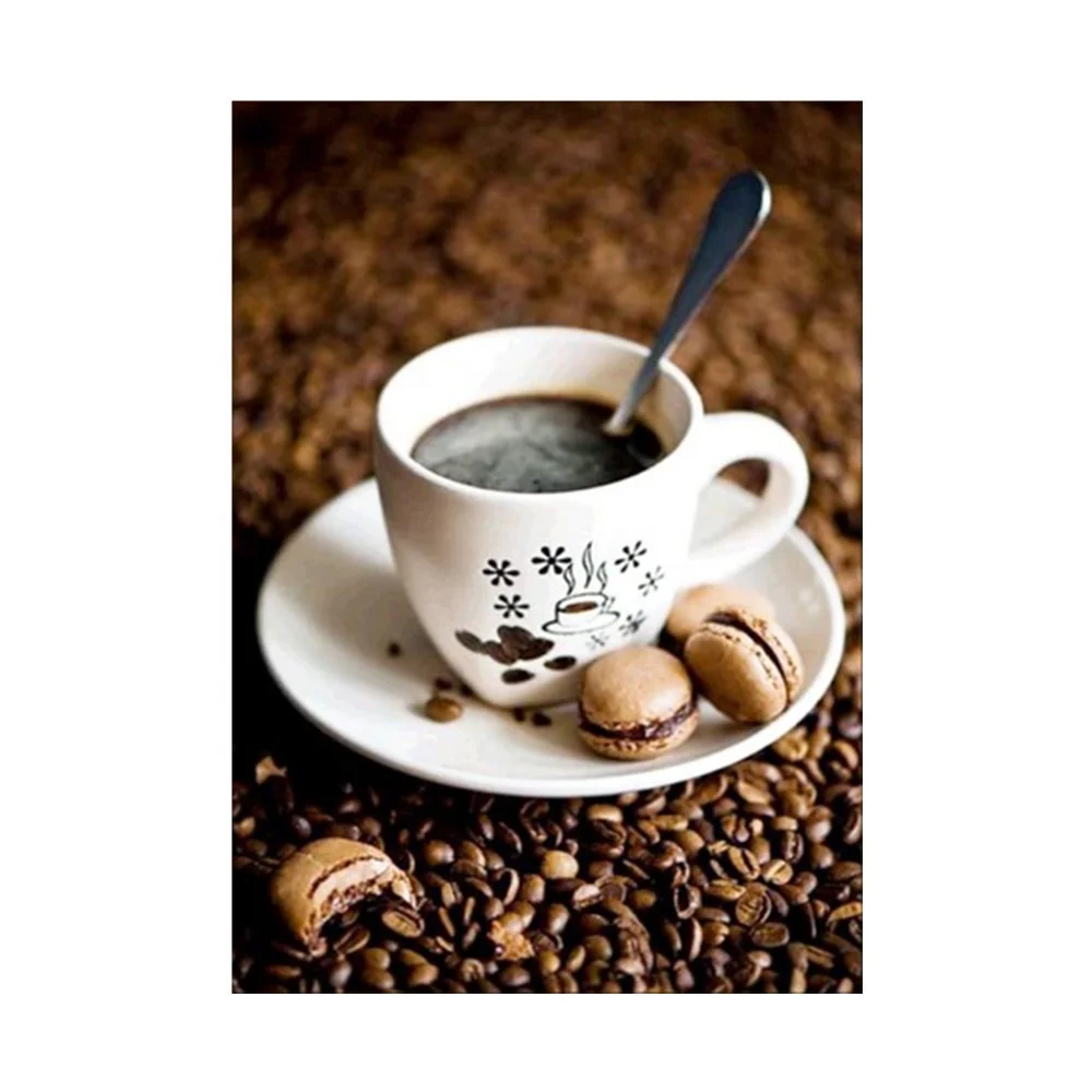 
5D 40*30cm Diamond drawing Wall decoration Coffee diamond painting for house diamond painting full drill 