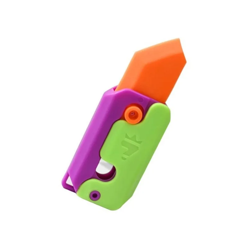 Creative Carrot Knife Eraser Decompression Toy Eraser Kawaii Stationery Erasers 5 Colors