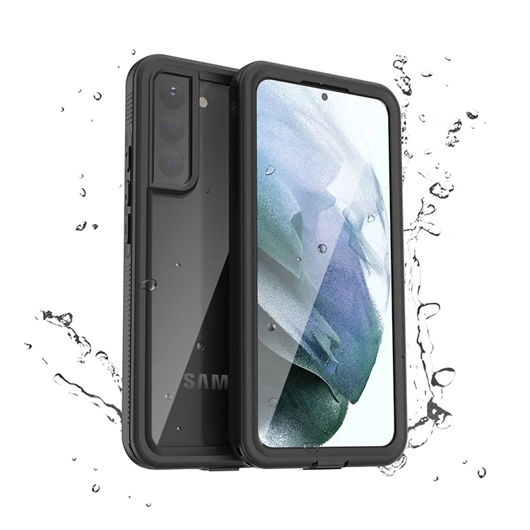 2021 Shellbox Newly rugged non-slip ip68 standard S22+ waterproof case for samsung galaxy S22+ with built-in screen protector