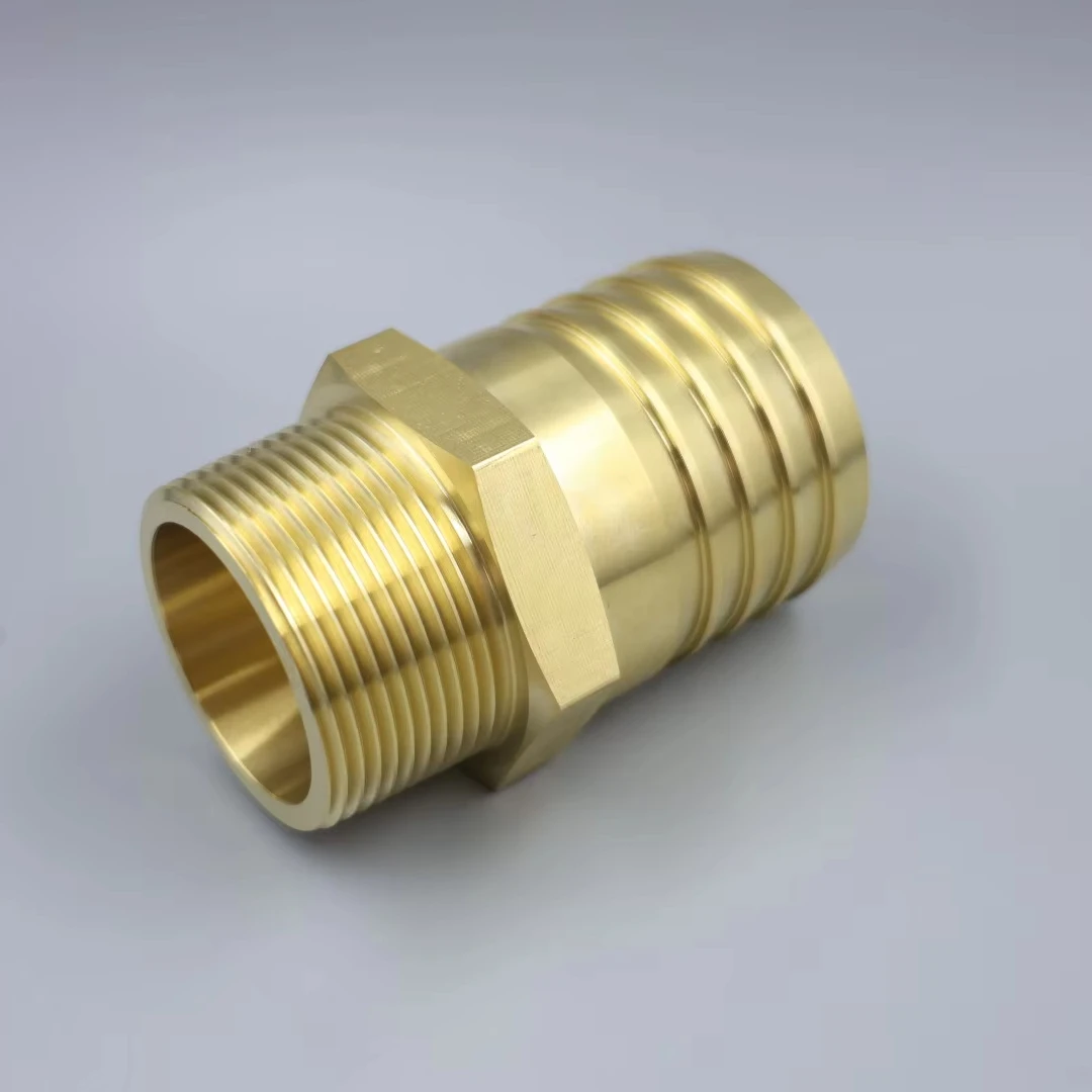 High quality brass PT external thread hose barb coupling