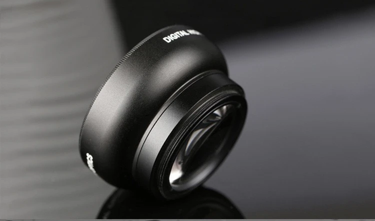 Universal Clip Smartphone Camera Lenses Anti-Distortion Selfie 0.45x Wide Angle Mobile Phone Macro Lens