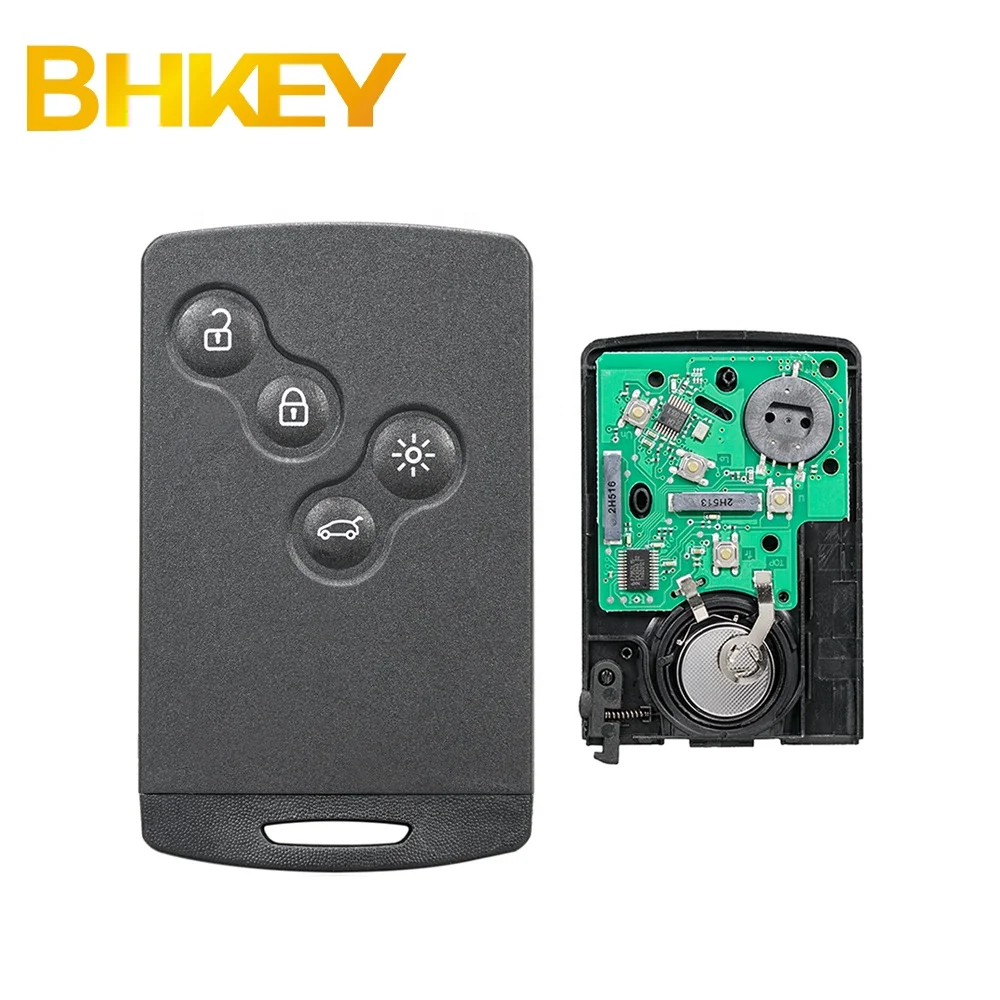 For Renault  Laguna III Scenic Megane III 4 BTN Remote Car Key 433Mhz ID46 Chip