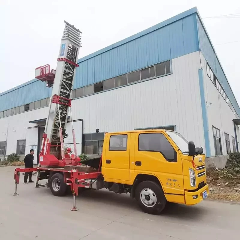 2020 brand new 32m 4x2 customization high-altitude ladder loading truck operation truck