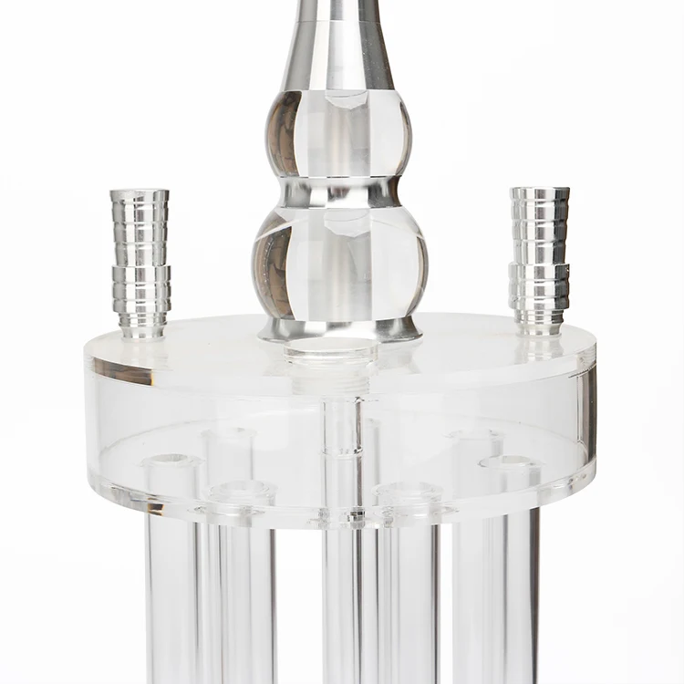 Wholesale Hookah Shisha Plastic with LED light Narguile Hookah big Smoking Tcbacco Modern Sheesha hookah russian