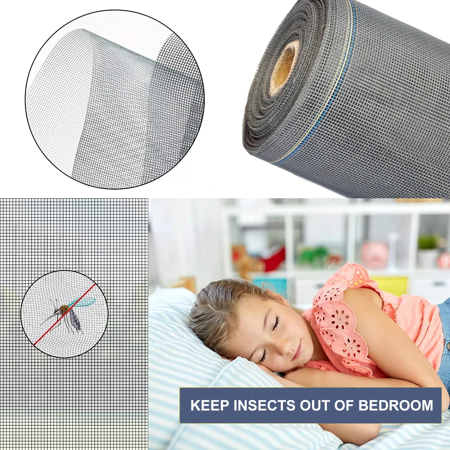 mosquito mesh manufacturer fiberglass insect screening sliding mosquito net for balcony patio