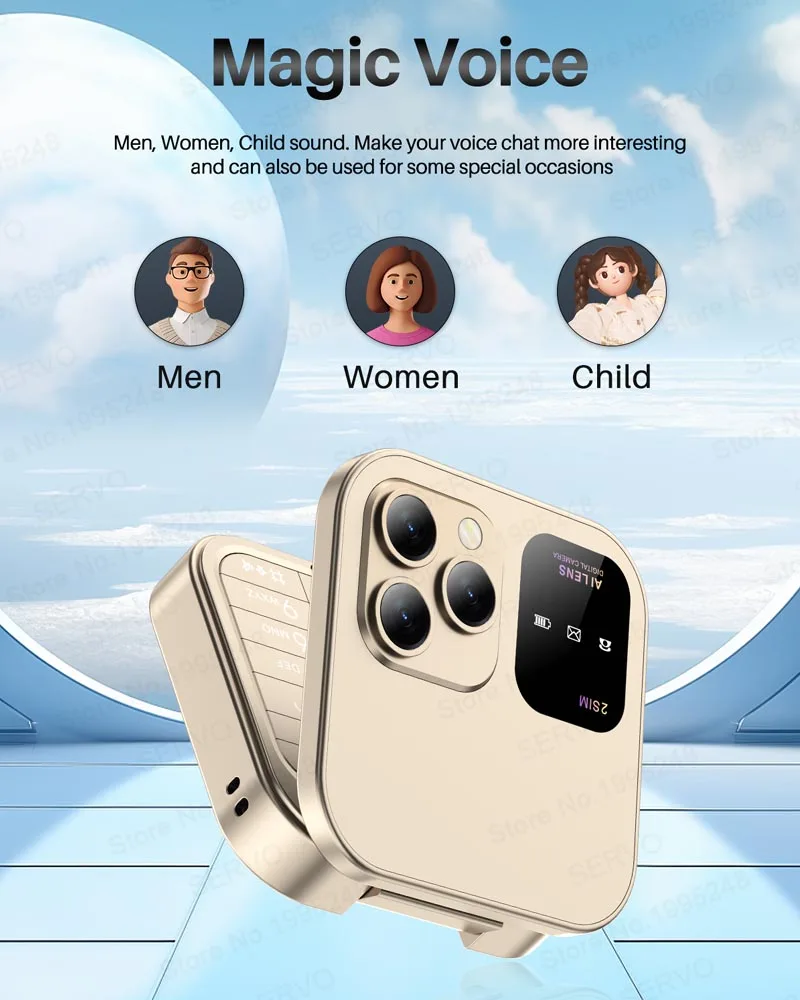 Mobile phone new i16 pro dual card non-smartphone flip machine button elderly machine student small mobile phone