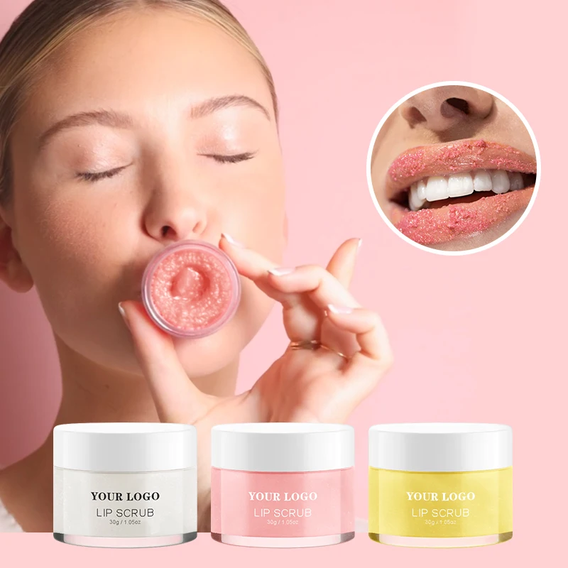 Soften Smooth Exfoliate Lips Lip Peeling Scrub Pink Scrub For Lips