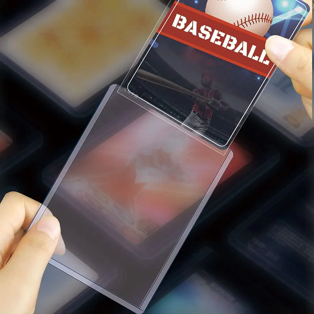 Top Loaders printed clear plastic yu gi oh penny sleeves trading card plastic sleeves for cards psa pvc card sleeve