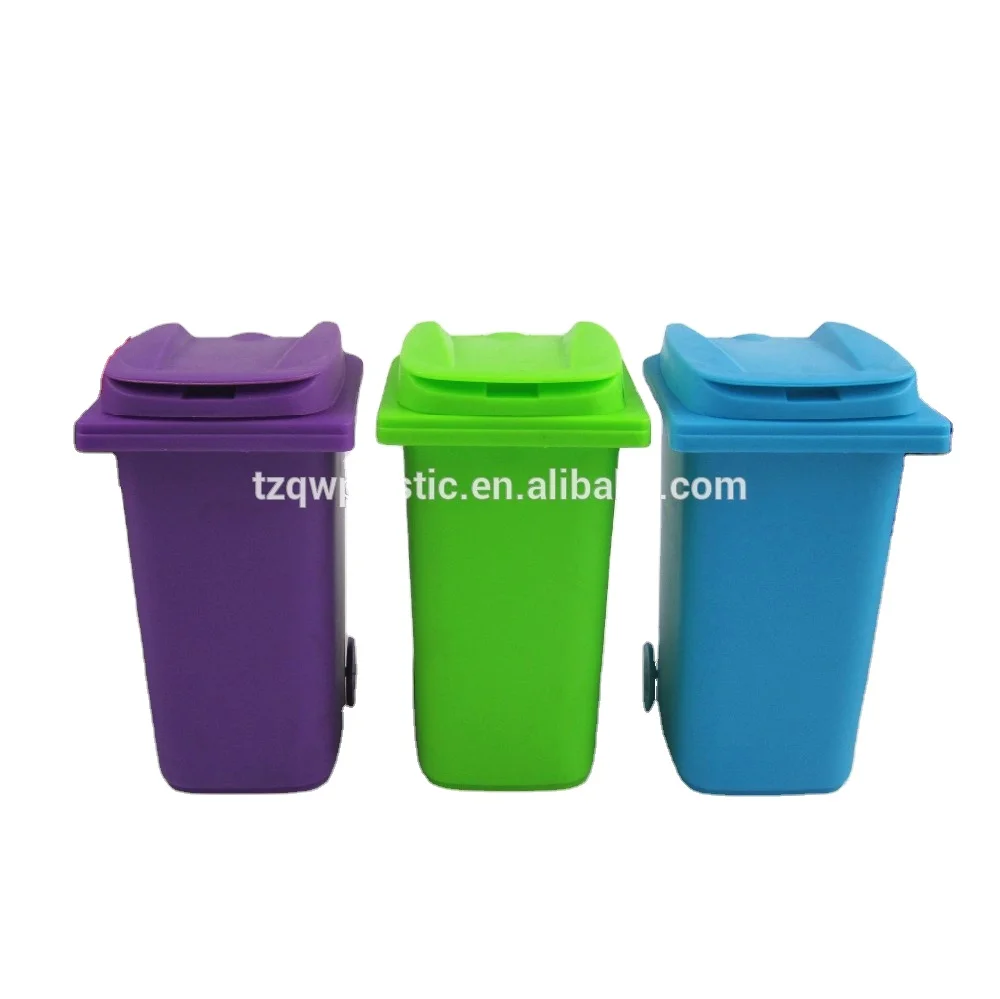 School Used Plastic Mini Desk Wheelie Bin,Pen Holder