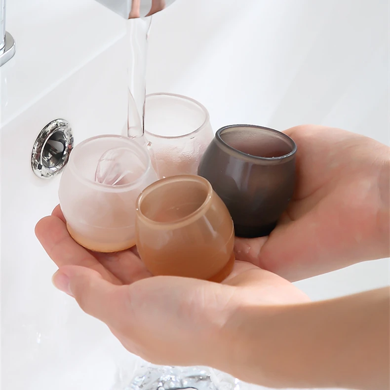 Chair leg floor protectors with felt furniture pads chair glides feet square furniture silicone protection cover