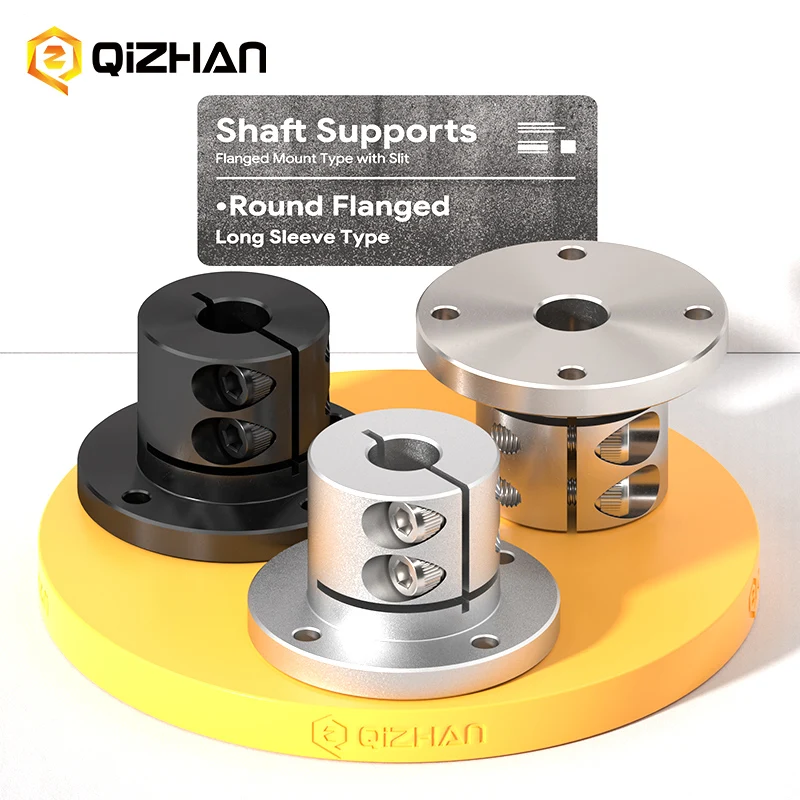 Shaft Support Round Flange High Quality Support Type Hot Selling Factory Price Linear Motion Shaft Support for CNC