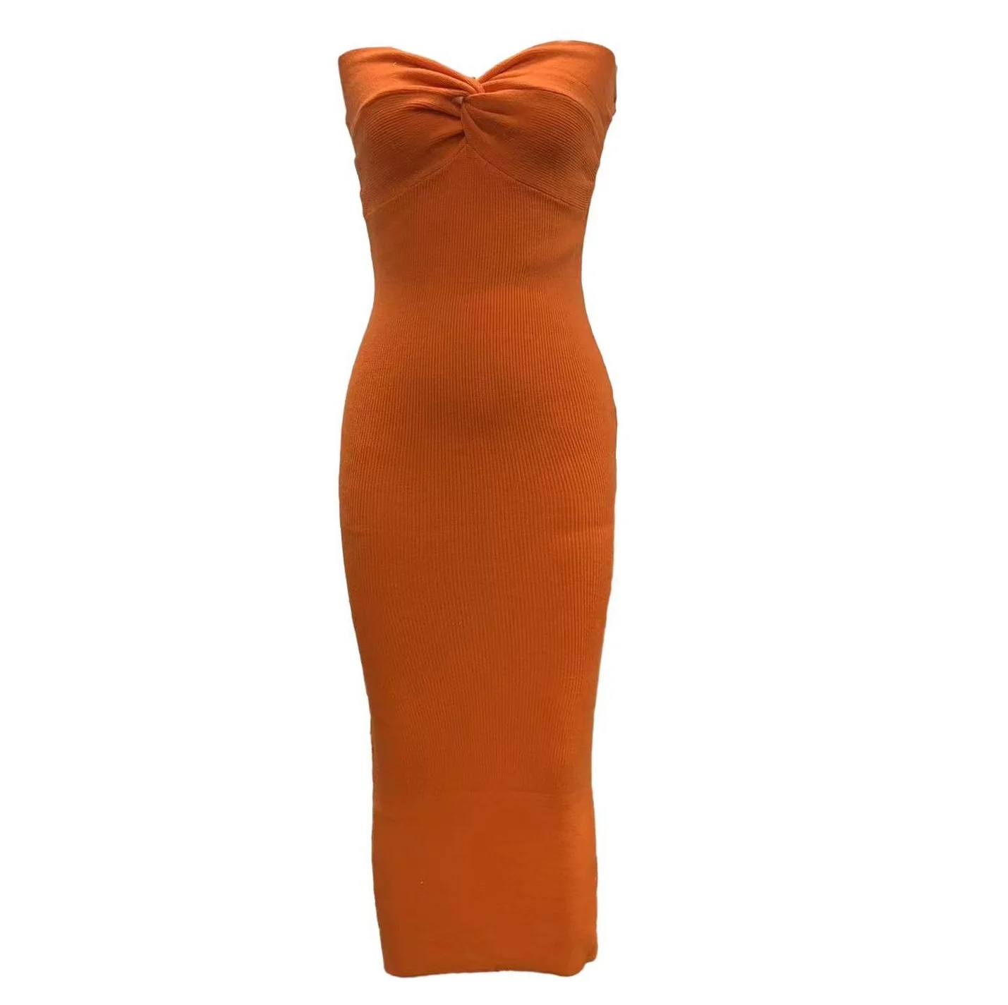 European & American Hot Dress Spring Summer Daily Dress Sexy Sleeveless Woolen Dresses