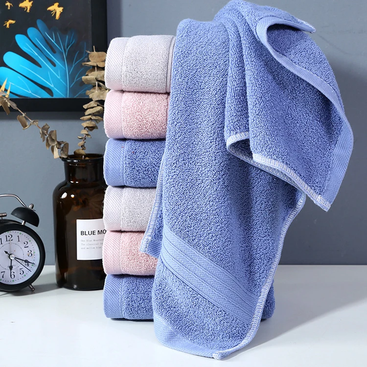 RTS Superdry Thick Chinese Manufacturer Dobby Terry Morning Organic Cotton Clean Face Cloth Towel