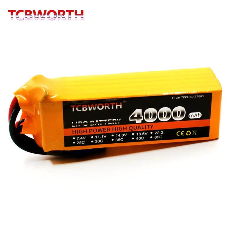 Литиевая батарея фабрика 4000mAh 7 4 v 11 1 25c 30c 35c 40c 60c 75c 100c 3s RC Lipo
