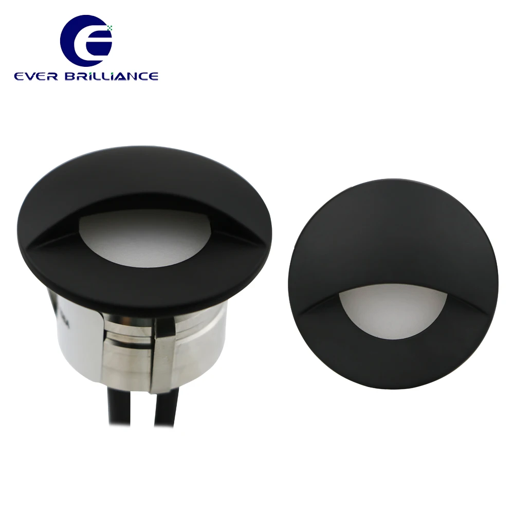 black furnish Stainless steel Low voltage stair aside IP67 led exterior outdoor light