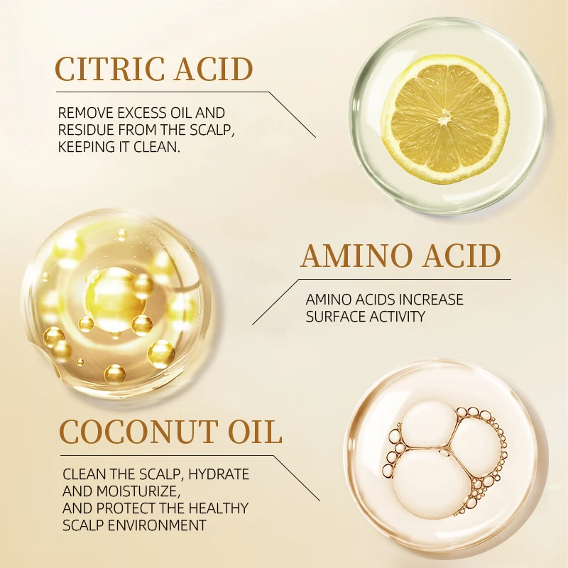 Deep Cleansing, Smoothing and Refreshing Lemon Shampoo Silicone-Free, Cruelty-Free, Vegan Shampoo