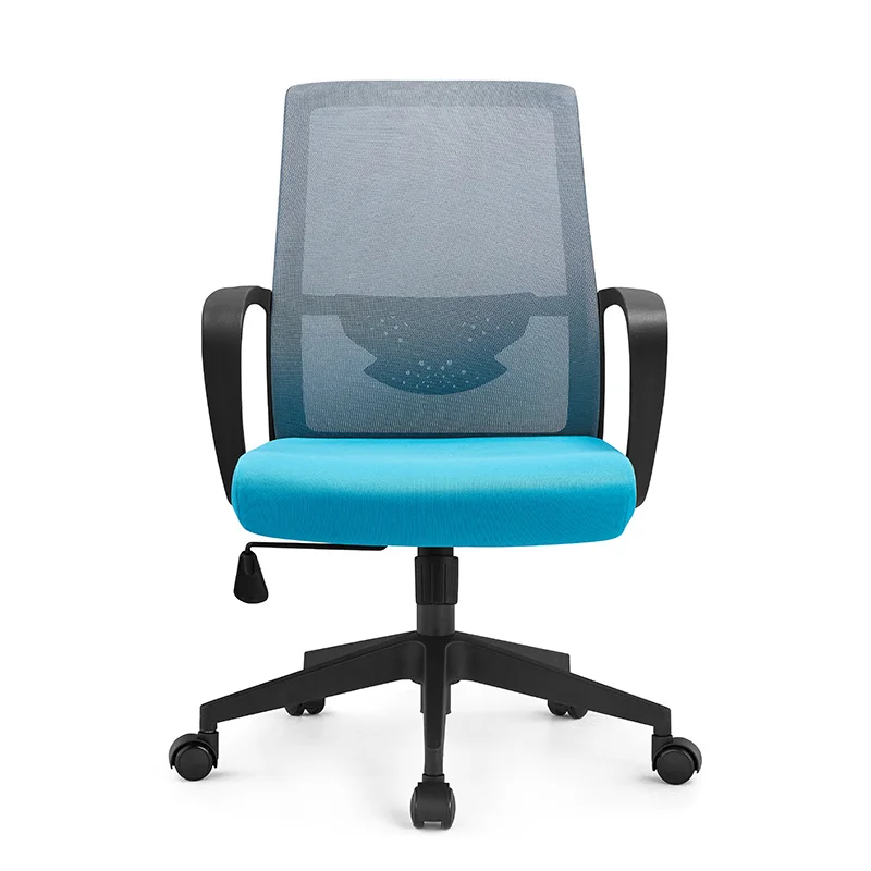Lumbar Support Rotary Ergonomic Staff Office Mesh Chair Luxury Fixed Armrest Office Chair