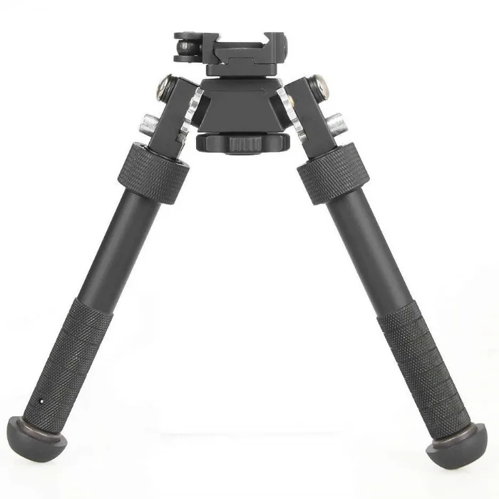 Tilt 360 Degree Rotation V8 Bipod Retractable Tactical Elastic Bipod