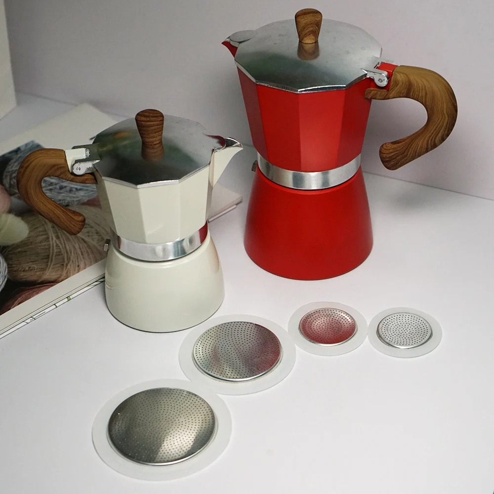 1 комплект дешевая белая Гибкая прокладка для Мока силиконовая эспрессо