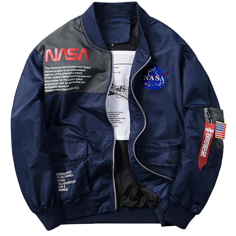 2021 Outdoor Baseball Man Coat Winter Flight jacket with logo crop varsity letterman nasa jacket