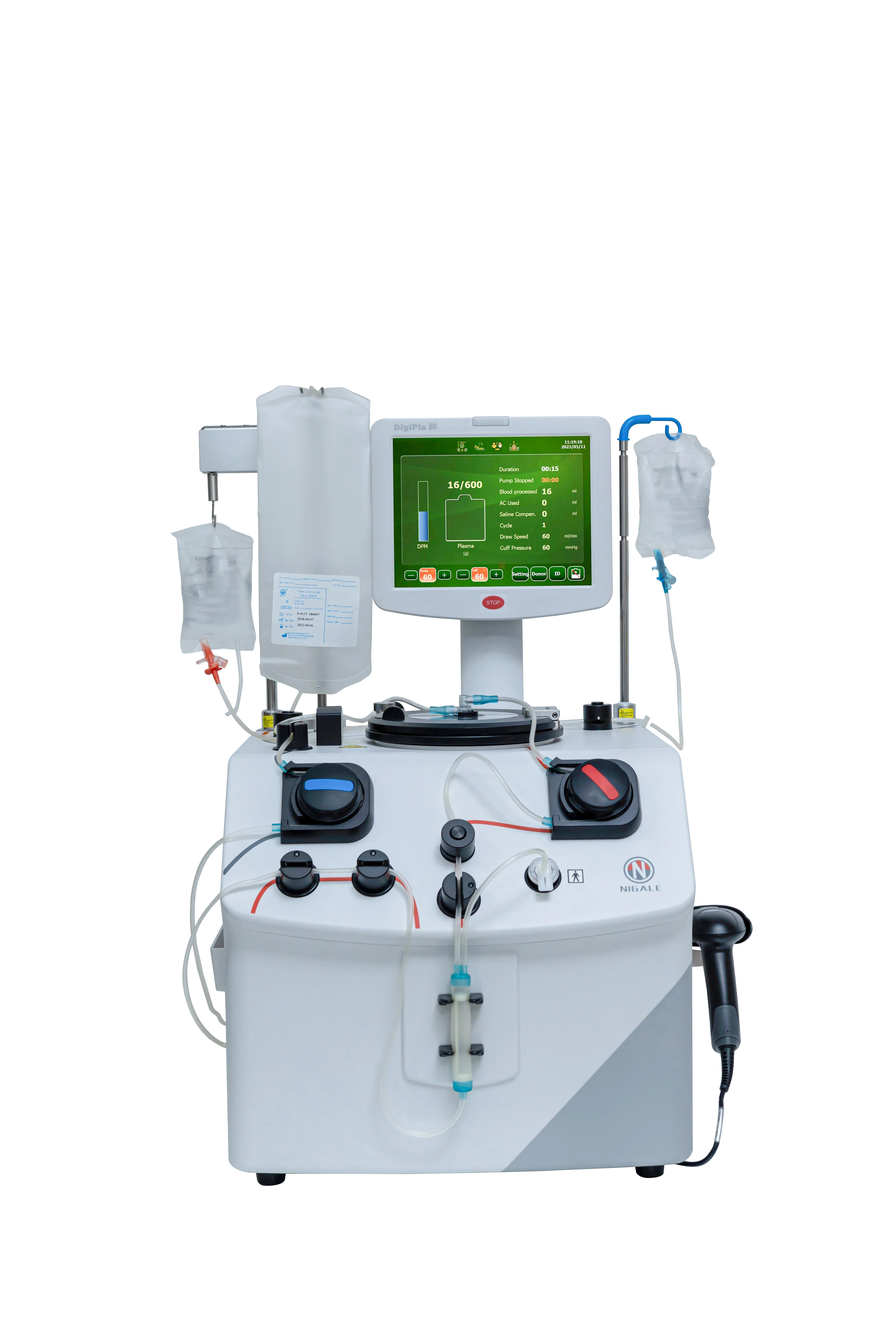 Plasma Separator DigiPla80 Apheresis Machine