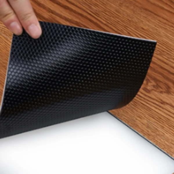 PVC Plastic Flooring Sheet LVT 152*914mm Self Adhesive Flooring