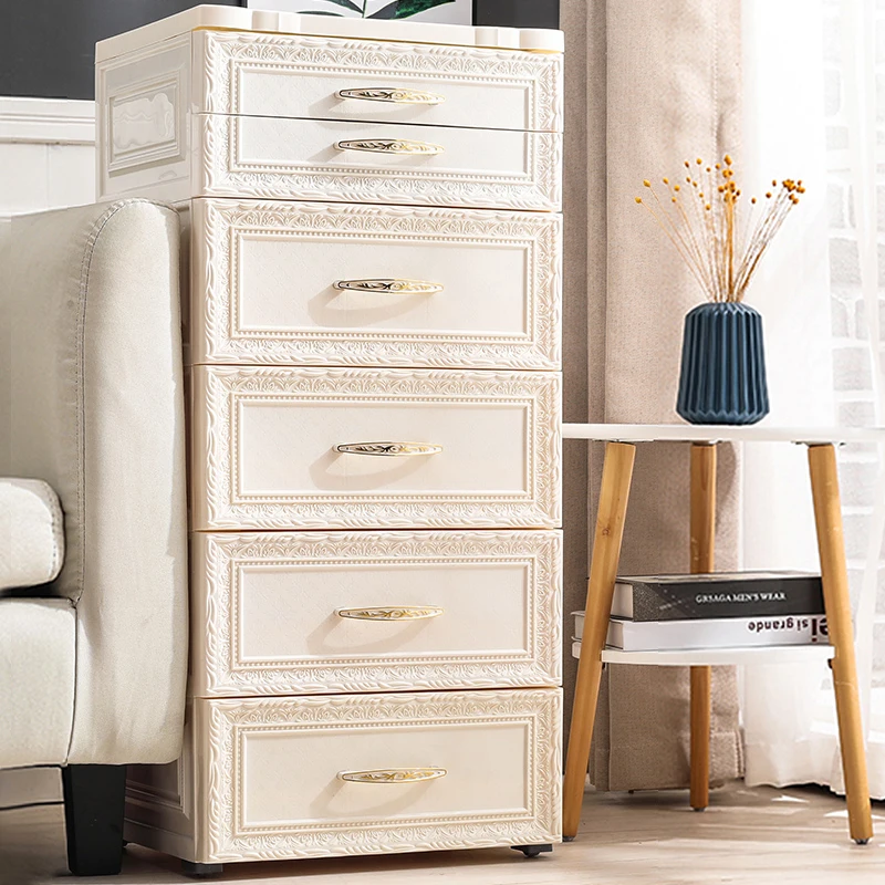 3layers Plastic narrow bedside table nightstand for sale