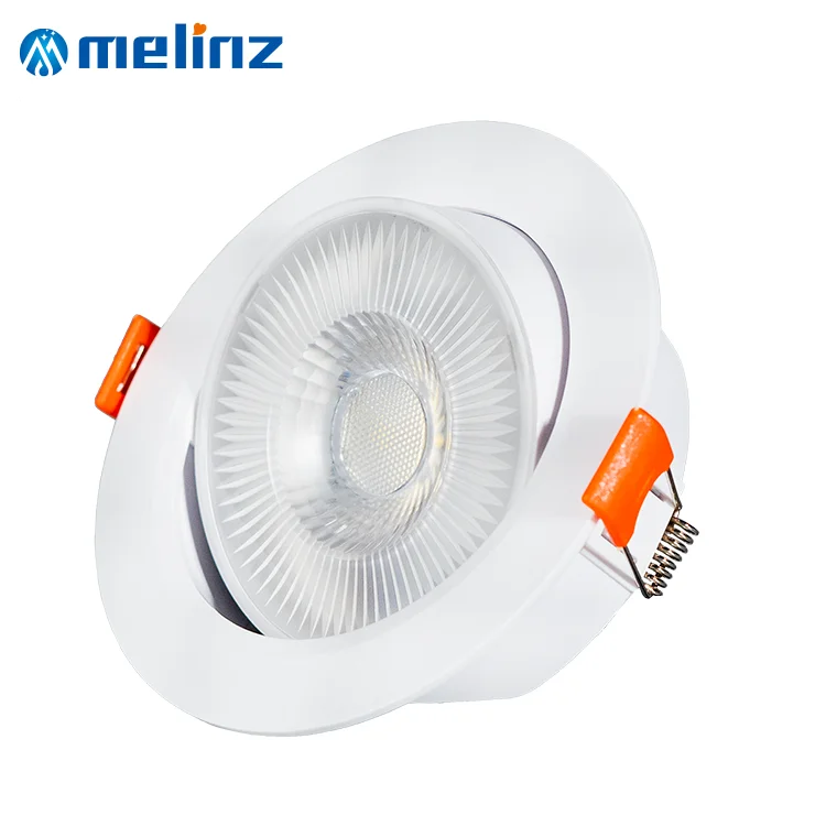 MELINZ New Product Embedded Round Square PC ABS Downlight Recessed Spotlight Kitchen 3Watt 5Watt 7Watt 9Watt Spot Light Led