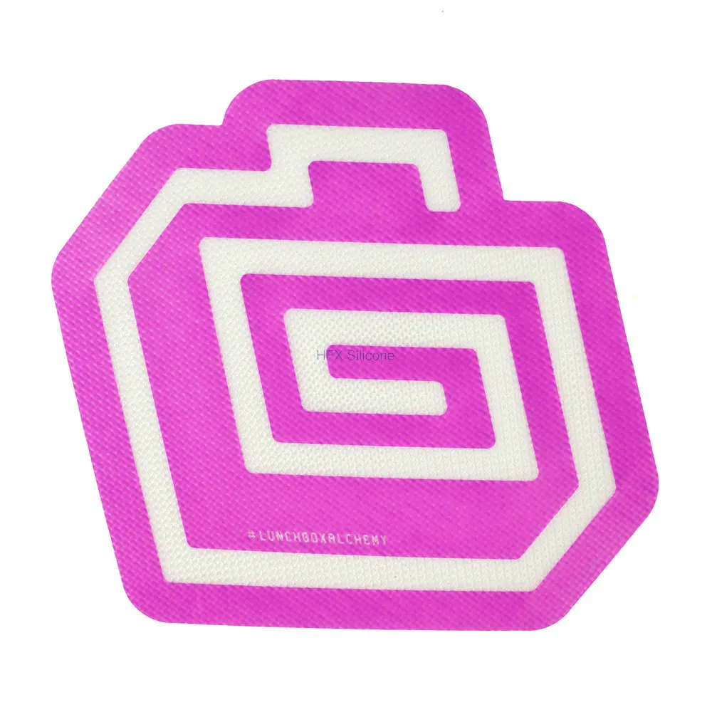 
D Custom approved food grade non stick small glass fibre custom print silicone mat 