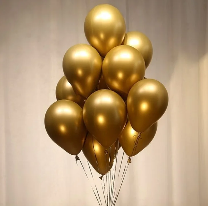 Garnet Red Chrome Gold Latex Balloons DIY Balloon Arch Garland for Birthday Baby Shower Wedding Party Decoration