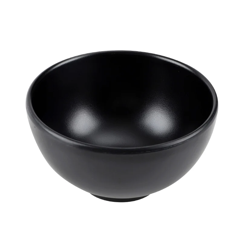 Wholesale Black A8 100% Melamine Rice Bowl, Plastic Matt