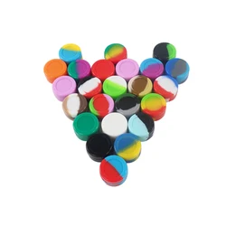 5ML Nonstick Silicone Container Custom Rubber Silicone Jar Travel Face Cream Liquid Containers