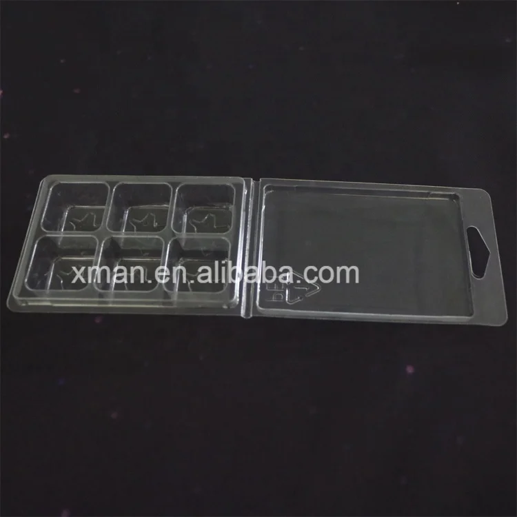 HOT SALE Clam Shell Melts Moulds for wax melt clamshell 6 cavity from China