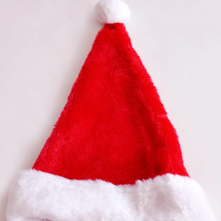 Custom design door window christmas santa claus hat cap curtain