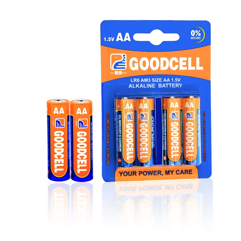 
GOODCELL AA Batteries Double A Alkaline Batteries 1.5V High Performance pila alcalina aa 