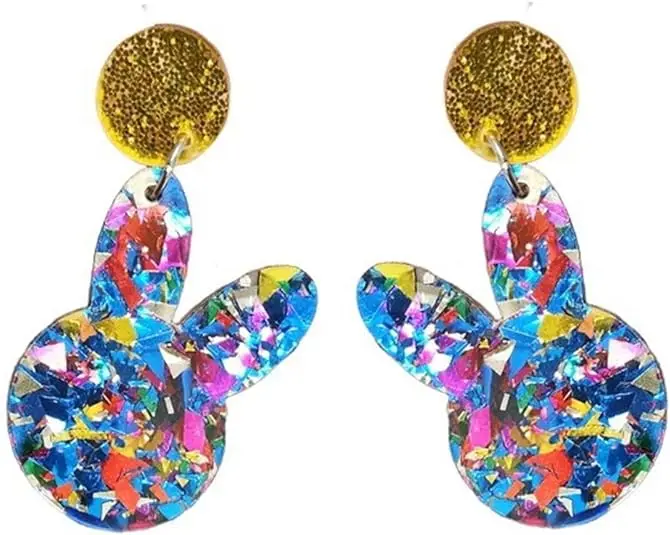 Cute Waterproof Dangle Acrylic Drop Wholesale Faberge Easter Egg Clear Resin Earrings Set Women From China Of Earrings