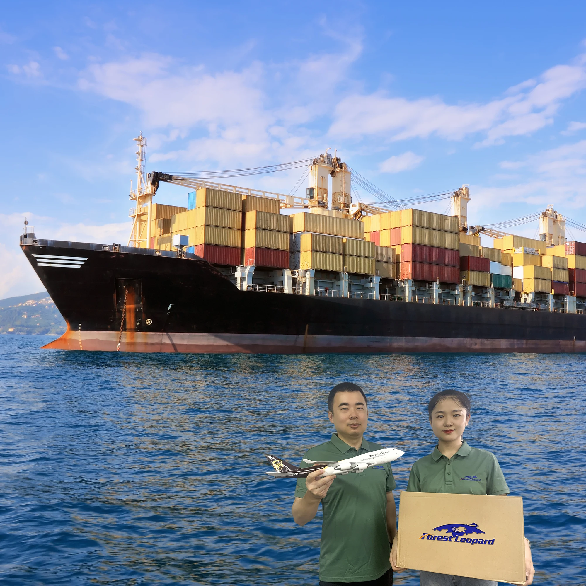 Door to Door Sea Freight Forwarder China Usa Courier Service China to USA DDP