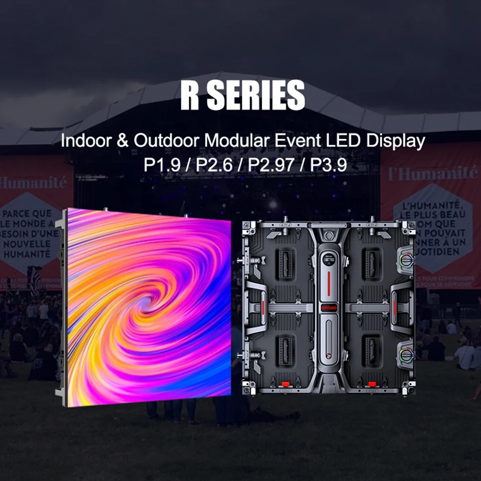 HD Shenzhen Giant Stage P2.5 P3 P2.9 Аренда Крытый видео настенный наружный СВЕТОДИОДНЫЙ экран