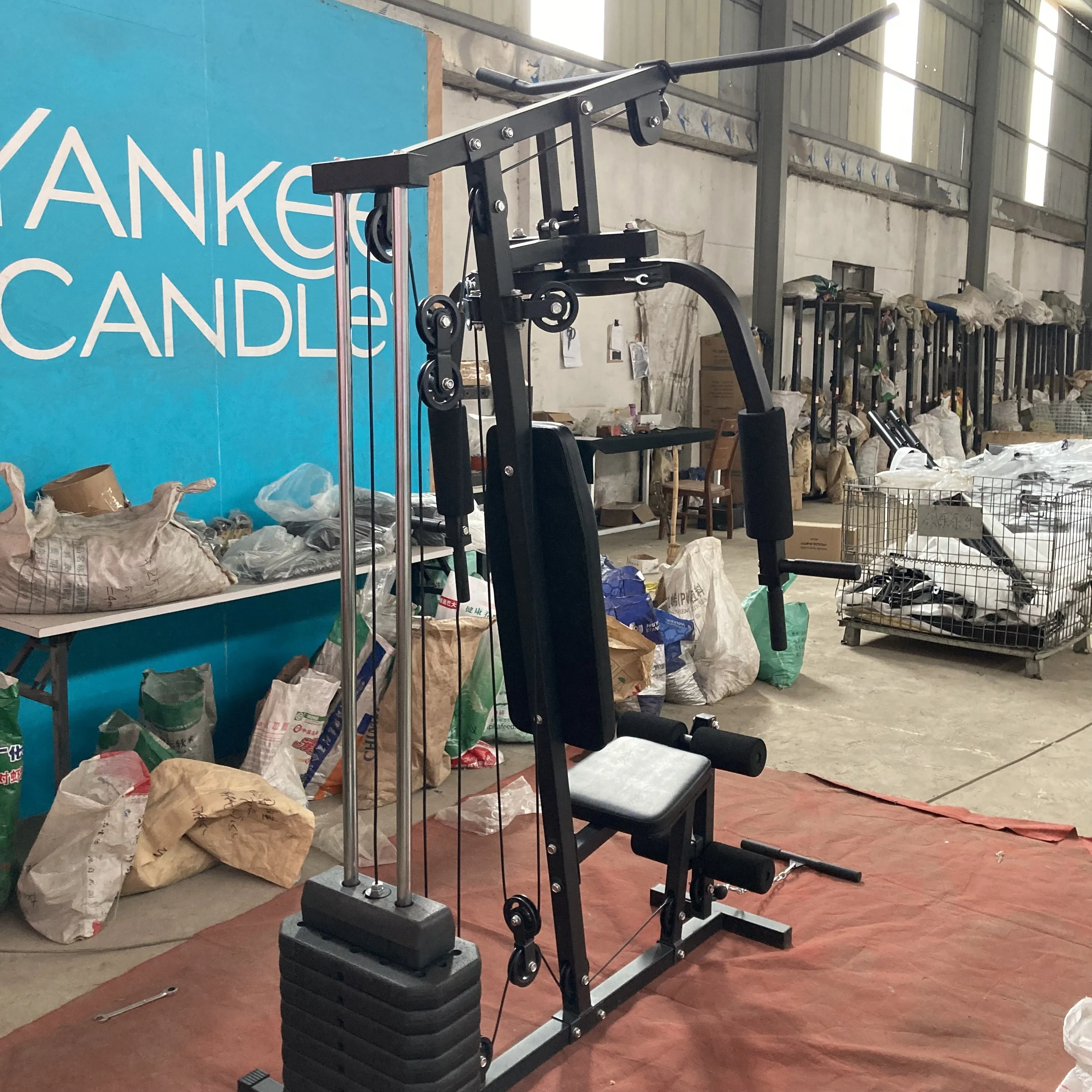 Linefar Fitness Multi Gym Station Bodybuilding Home Gym Equipment Single Person Mutli Function Station Home Gym