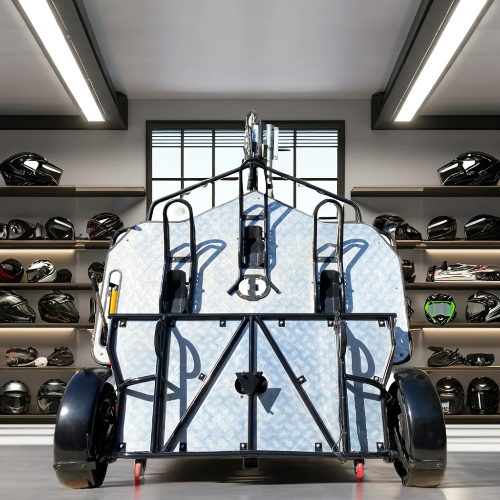 Motorcycle Transport Trailer ATV Dump Trailer with Tipping Feature