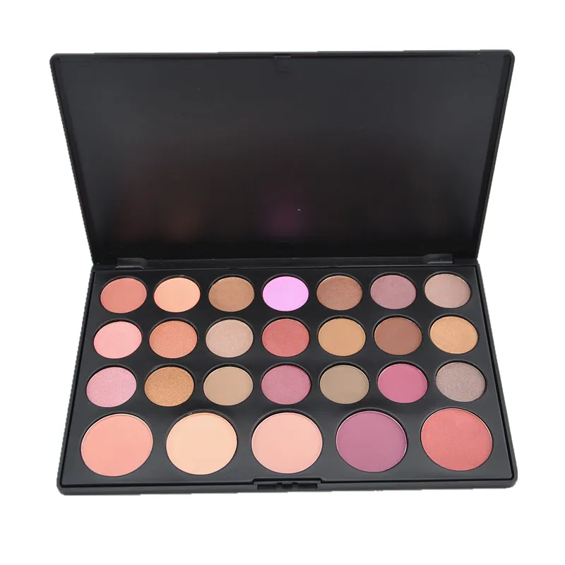 High class makeup cosmetics warm tone organic eyeshadow palette oem