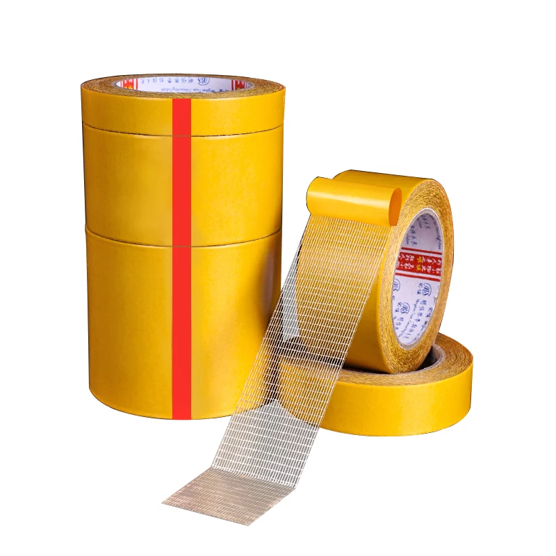 Double sided mesh  adhesive tape for foam material aluminum profile metal wooden decorative part door sealing strip