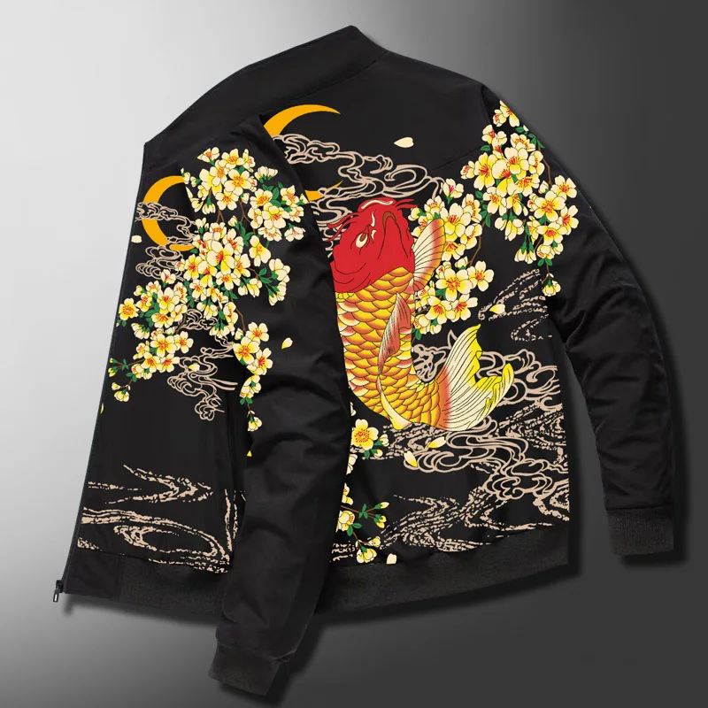 Customized Sublimation Printed Men Bomber jacket At Wholesale 2022