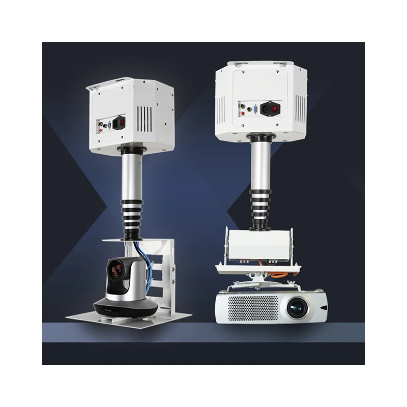 Running Stable Bearing With Patent Steel Square Tube Motorized Video Camera Projector Lifting